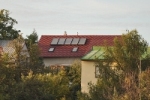 Praha 9 - Dolní Počernice - solární systém pro přitápění RD a ohřev TV